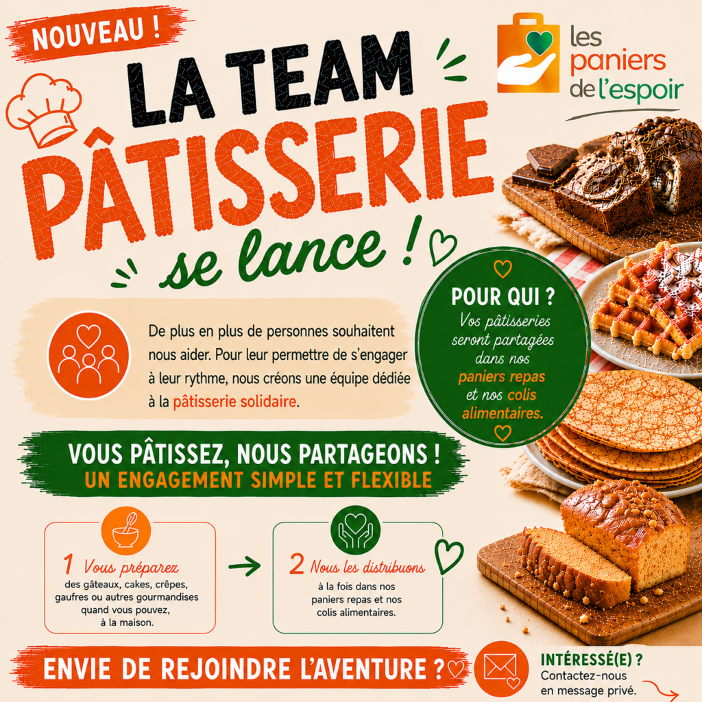nex affiche team patisserie